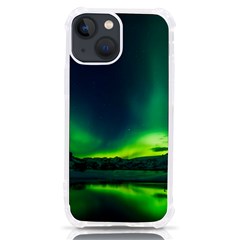 Iceland Aurora Borealis Iphone 13 Mini Tpu Uv Print Case by Proyonanggan