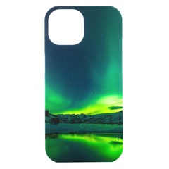 Iceland Aurora Borealis Iphone 15 Black Uv Print Pc Hardshell Case