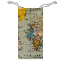 Vintage World Map Jewelry Bag by Proyonanggan