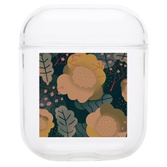 Flower Patterns Pattern Beige Green Soft Tpu Airpods 1/2 Case by Proyonanggan