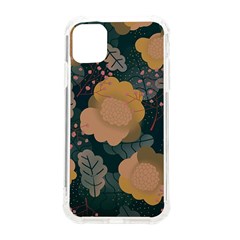 Flower Patterns Pattern Beige Green Iphone 11 Tpu Uv Print Case by Proyonanggan