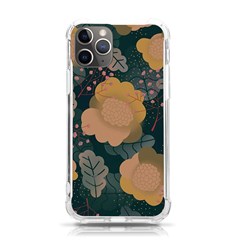 Flower Patterns Pattern Beige Green Iphone 11 Pro 5 8 Inch Tpu Uv Print Case by Proyonanggan