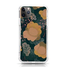 Flower Patterns Pattern Beige Green Iphone 11 Pro Max 6 5 Inch Tpu Uv Print Case by Proyonanggan