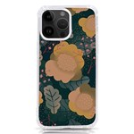 Flower Patterns Pattern Beige Green iPhone 14 Pro Max TPU UV Print Case Front