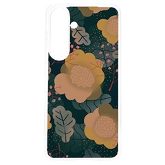 Flower Patterns Pattern Beige Green Samsung Galaxy S24 6 2 Inch Tpu Uv Case by Proyonanggan