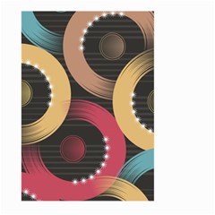 Circle Colorful Shine Line Pattern Geometric Large Garden Flag (two Sides) by Proyonanggan