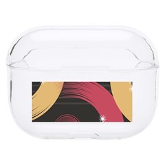 Circle Colorful Shine Line Pattern Geometric Hard Pc Airpods Pro Case by Proyonanggan