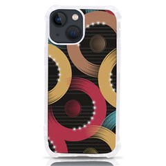 Circle Colorful Shine Line Pattern Geometric Iphone 13 Mini Tpu Uv Print Case by Proyonanggan