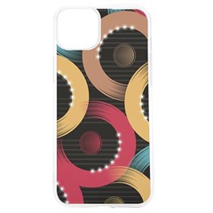 Circle Colorful Shine Line Pattern Geometric Iphone 15 Tpu Uv Print Case