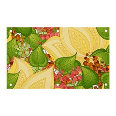 Pattern Texture Leaves Banner And Sign 5  X 3  by Proyonanggan