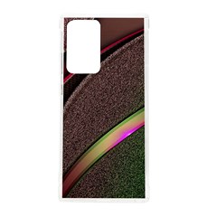 Texture Abstract Curve  Pattern Red Samsung Galaxy Note 20 Ultra Tpu Uv Case by Proyonanggan