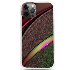 Texture Abstract Curve  Pattern Red Iphone 12 Pro Max Tpu Uv Print Case by Proyonanggan