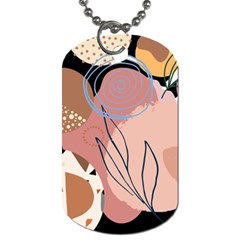 Abstract Boho Bohemian Style Retro Vintage Dog Tag (two Sides) by Proyonanggan