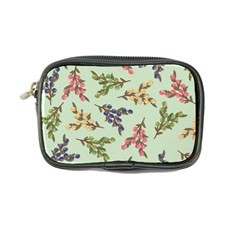 Berries Flowers Pattern Print Coin Purse