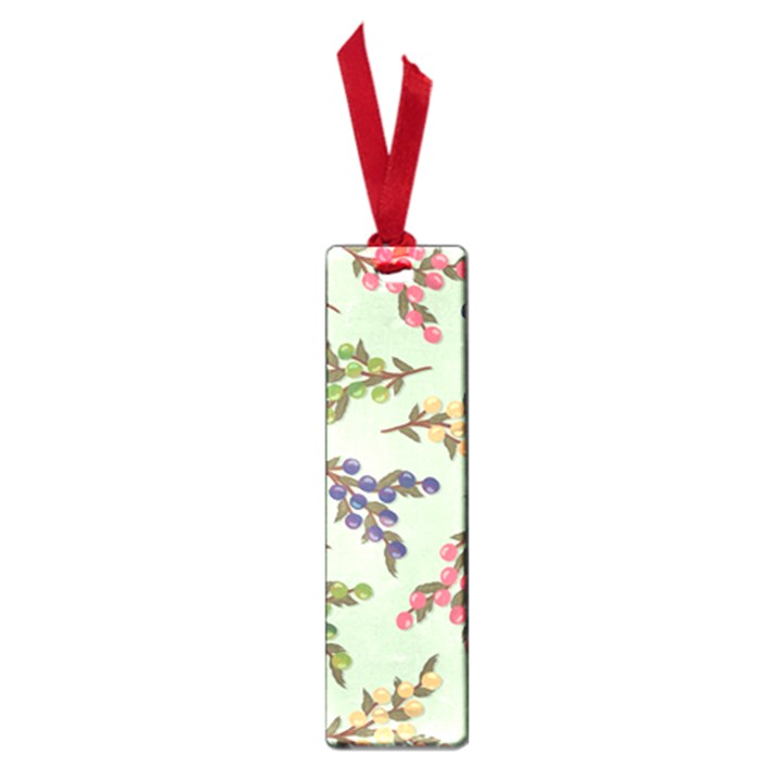 Berries Flowers Pattern Print Small Book Marks