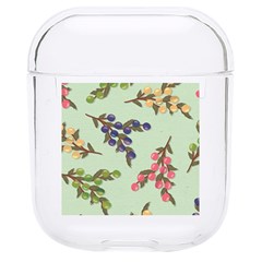 Berries Flowers Pattern Print Hard Pc Airpods 1/2 Case