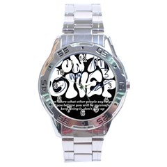 1716746617315 1716746545881 Stainless Steel Analogue Watch by Tshirtcoolnew