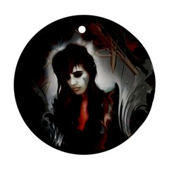 Melancholy Autumn Ornament (round) by MRNStudios