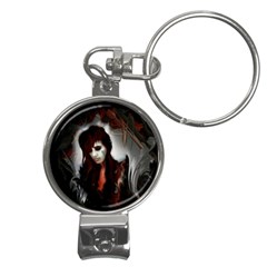 Melancholy Autumn Nail Clippers Key Chain by MRNStudios