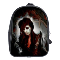 Melancholy Autumn School Bag (large) by MRNStudios