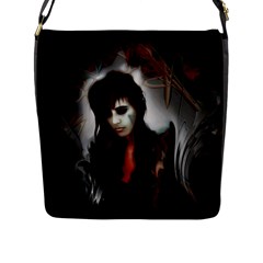 Melancholy Autumn Flap Closure Messenger Bag (l) by MRNStudios