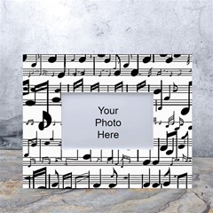 Harmonize Your Soul White Tabletop Photo Frame 4 x6  by RiverRootz