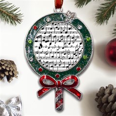 Harmonize Your Soul Metal X mas Lollipop With Crystal Ornament by RiverRootz