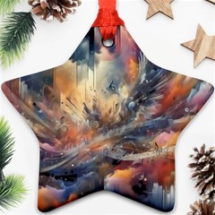 Fa1b89bd-d225-4e0a-b736-7b40b9a60316 Ornament (star) by RiverRootz