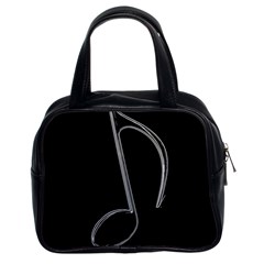 Eighth Note 8e245177-3b01-46c5-8203-b2dfeddb6d62 Classic Handbag (two Sides) by RiverRootz