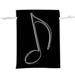 Eighth Note 8e245177-3b01-46c5-8203-b2dfeddb6d62 Lightweight Drawstring Pouch (xl) by RiverRootz