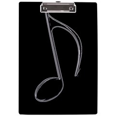 Eighth Note 8e245177-3b01-46c5-8203-b2dfeddb6d62 A4 Acrylic Clipboard by RiverRootz