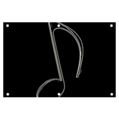 Eighth Note 8e245177-3b01-46c5-8203-b2dfeddb6d62 Banner And Sign 6  X 4  by RiverRootz