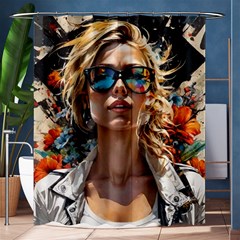 Colorful Model Shower Curtain 60  X 72  (medium)  by Sparkle