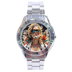 Colorful Model Stainless Steel Analogue Watch by Sparkle