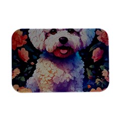 Cute Puppy With Flowers Open Lid Metal Box (silver)   by Sparkle