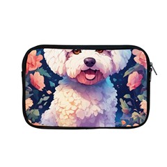 Cute Puppy With Flowers Apple Macbook Pro 13  Zipper Case by Sparkle