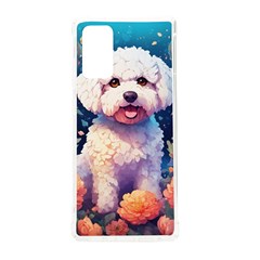 Cute Puppy With Flowers Samsung Galaxy Note 20 Tpu Uv Case by Sparkle