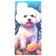 Cute Puppy With Flowers Samsung Galaxy S24 Ultra 6 9 Inch Black Tpu Uv Case by Sparkle