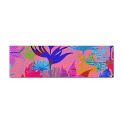 Pink And Blue Floral Sticker Bumper (10 Pack) by Sparkle