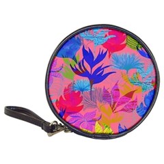 Pink And Blue Floral Classic 20-cd Wallets by Sparkle