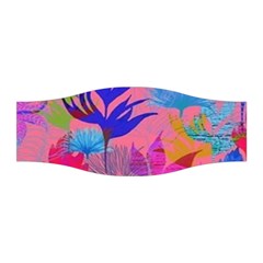 Pink And Blue Floral Stretchable Headband by Sparkle