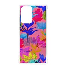 Pink And Blue Floral Samsung Galaxy Note 20 Ultra Tpu Uv Case by Sparkle