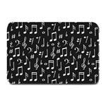 Chalk Music Notes Signs Seamless Pattern Plate Mats 18 x12  Plate Mat