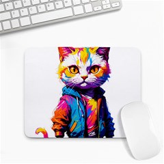 Wild cat Small Mousepad