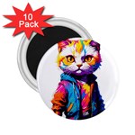 Wild cat 2.25  Magnets (10 pack)  Front