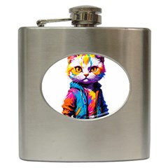 Wild cat Hip Flask (6 oz)