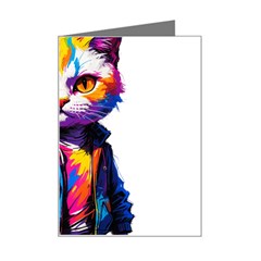 Wild cat Mini Greeting Card