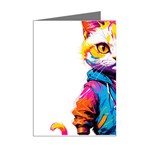 Wild cat Mini Greeting Cards (Pkg of 8) Right