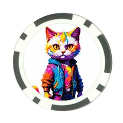 Wild cat Poker Chip Card Guard