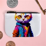 Wild cat Mini Coin Purse Front